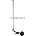Tube coudé de chasse pour cuvette WC diamètre 32 femelle 33 x 42 laiton chromé : réf. 766001