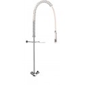 Mélangeur monotrou évier, douche vaisselle, sans bec puisage Laiton Chrome réf. G6633