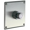 Robinet temporisé Tempostop encastré pour tout type d urinoir 15 x 21 avec plaque inox satiné 160 x 160 : réf. 779427