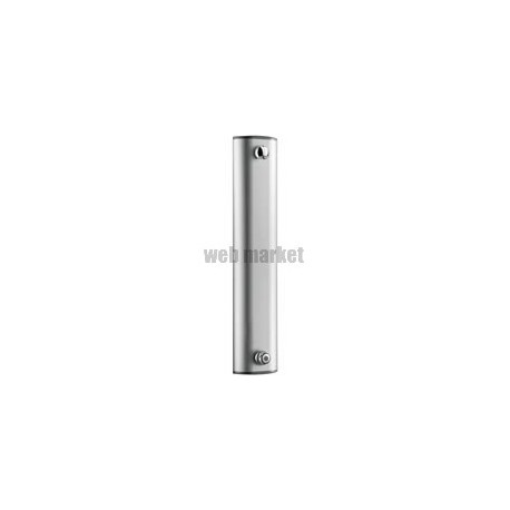 Panneau de douche Tempomix avec mitigeur temporisé et pomme round, alimentation par le haut face alu : réf. 790300