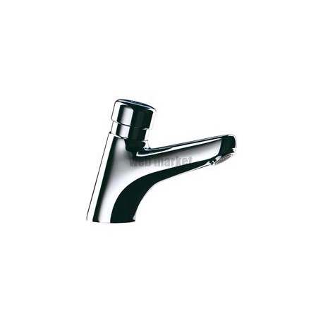 Robinet de lavabo Tempostop sur gorge 15 x 21 sans sécurité anti-blocage : réf. 702000