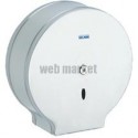 Distributeur de papier WC grand modèle acier 10 / 10 laqué blanc fixation cachée : réf. 2910