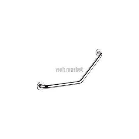 Barre à 135° 2 points de fixation diamètre 32 400x400 mm inox poli brillant fixation invisible Réf : 5081P2