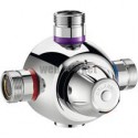 Mitigeur thermostatique collectif Premix T4 débit 140 litres par minute mâle 33 x 42 L 178 H 107 P26 : réf. 731400