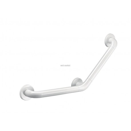 Poignée à 135° D32 nylon HR brillant blanc 3 points de fixation 220x220 Réf 5083N