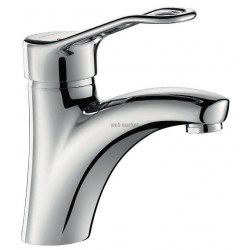 Mitigeur de lavabo à bec fixe H 85, commande par manette ajourée, avec cartouche à équilibrage par pression Réf. 2521EP