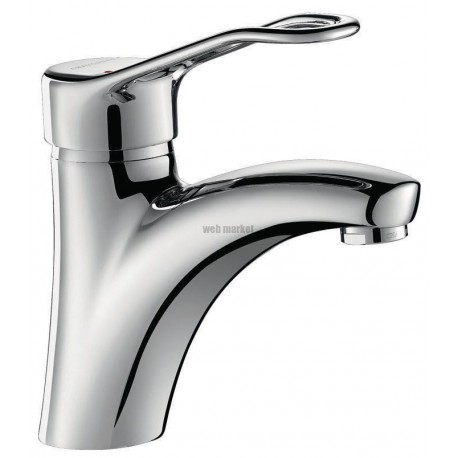 Mitigeur de lavabo à bec fixe H 85, commande par manette ajourée, avec cartouche à équilibrage par pression Réf. 2521EP