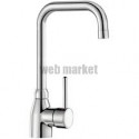 Mitigeur d évier à bec orientable L 200 à poser sur plage, avec bec tube D 22 orientable H 220 L 200 réf. 2506T2