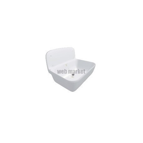 Poste d eau mural longueur 49,5 cm Polypropylène Blanc POSTOB