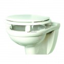 Abattant TRADITION double blanc réhaussé de 7 cm réf. 7TD00017606