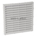 Grille de ventilation carrée M164 à combinaison + moustiquaire - PVC blanc - 173x173 mm