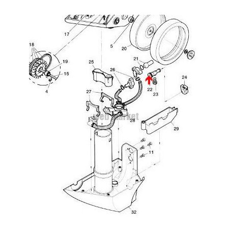 Raccord de tentacule Polaris 360-380