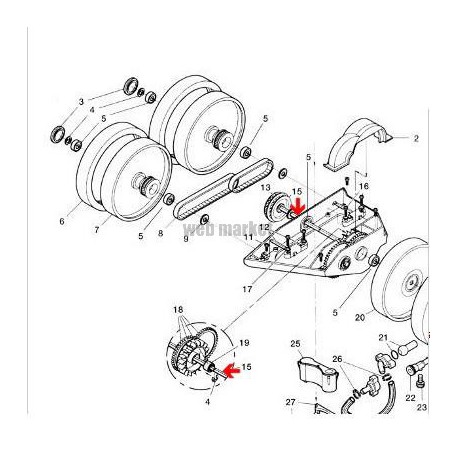 Arbre de transmission Polaris 360-380