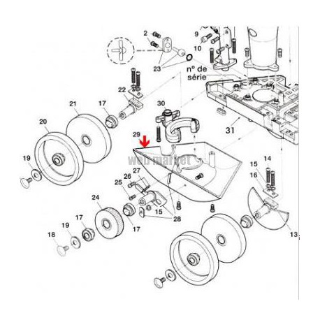 Fond blanc + bague de Polaris 280