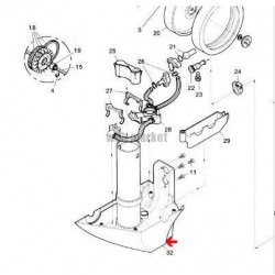 Ensemble de capot/base Polaris 360-380