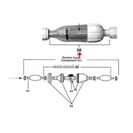 Ensemble de filtre en ligne de Polaris 280