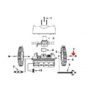 Vis d axe de roue de robot Victor ( Dispo épuisement Stock )