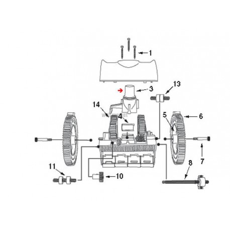 Couvercle de turbine de robot Victor