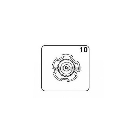 Came de programme 5 crans de robot Victor 2 roues