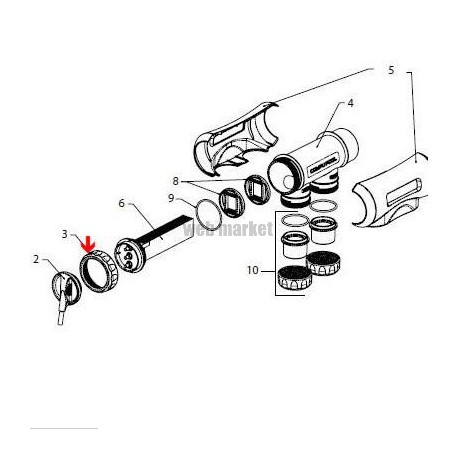 Ecrou de cellule Compu-Chlor II ( Dispo épuisement Stock )