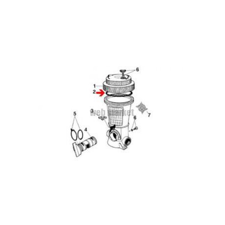Joint de couvercle de brominateur Saniking 940