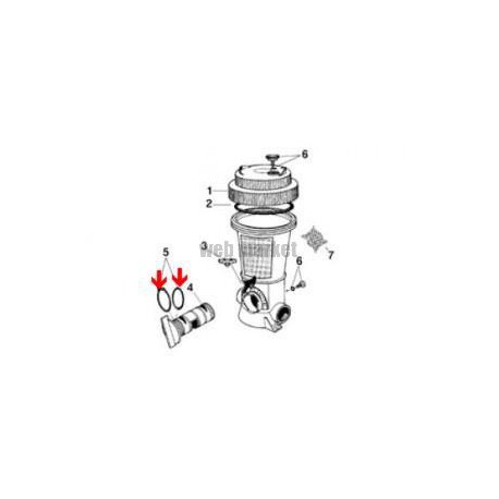 Joint de vanne de brominateur Saniking 940