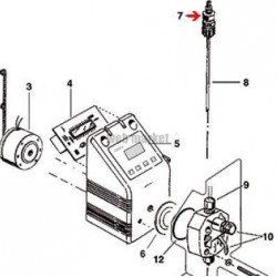 Canne d injection démontable de pompe doseuse