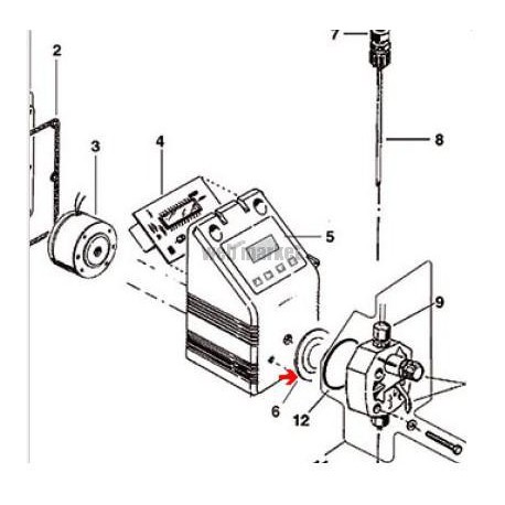 Membrane de pompe doseuse électromagnétique Ø43mm