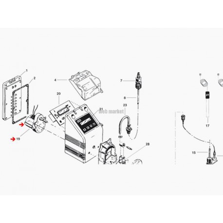 Micromoteur de pompe doseuse péristaltique ( Frais/Délai supp à prévoir )