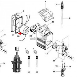 Electro-aimant 220V pompe doseuse à led FPH-11 ( Frais/Délai supp à prévoir )