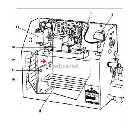 Sonde de niveau d eau générateur de vapeur MS-CT ( Frais/Délai supp à prévoir )