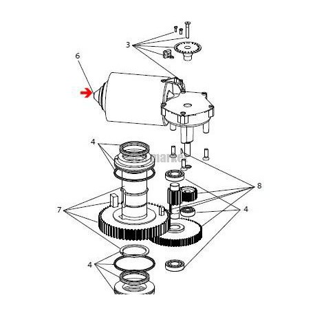 Moteur pour couverture auto, jusqu à 10/19