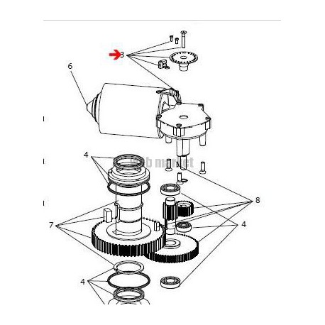 Capteur optique complet pour Aquamat 3001