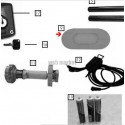 Membrane et rehausse/commande de pied Aquadeck
