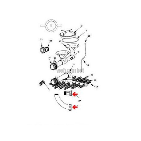 Kit de liaison vanne/filtre Lacron 30B (2")