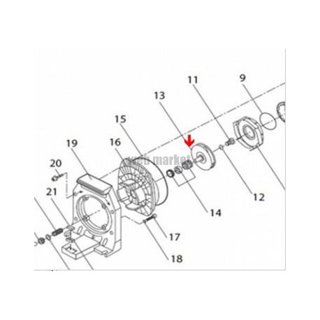 Turbine de pompe Eurostar II 150 50Hz 08-
