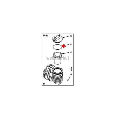 Joint de couvercle de pompe Starite P4R (160x7mm)