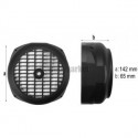 Capot de ventilateur moteur 1 à 2cv tri 142x65mm ( Dispo épuisement Stock )