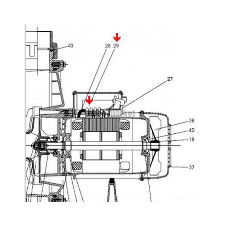 Condensateur 60mF de pompe Tifon 1 300 ( Dispo épuisement Stock )