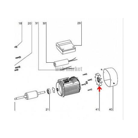 Ventilateur de moteur de pompe Iris ( Dispo épuisement Stock )