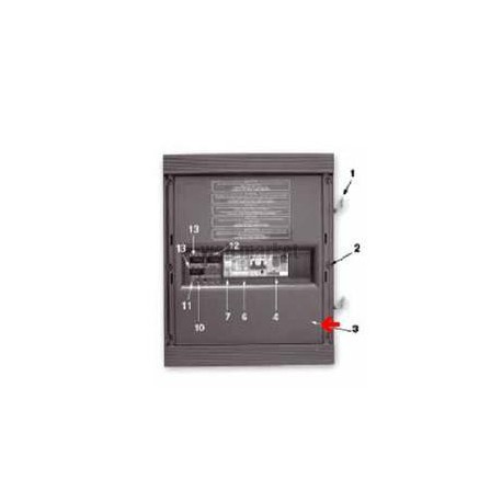 Façade noire GM pour coffret Swimline
