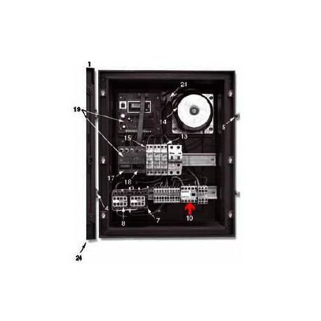 Contacteur 24Vcc/20A AC1 0NF 4NO
