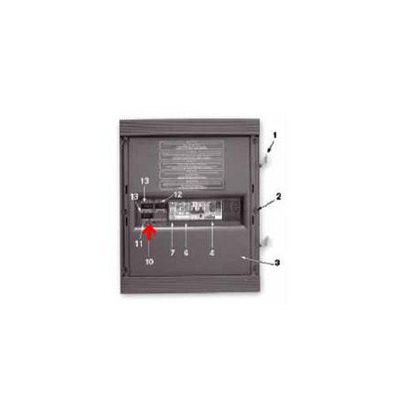 Voyant 230 V fluorescent/vert