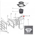 Obturateur + vis / Skimmer, les 2, blanc