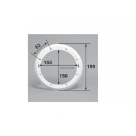 Bride, joints, vis / Bonde de fond BL211, blanc