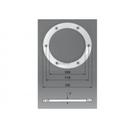Bride, joints, vis / Buse 2" RL319, les 2, blanc