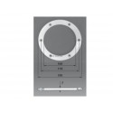 Bride, joints, vis / Buse 2" RL319, les 2, blanc