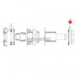 Joints et écrou pour refoulement RL329-330, les 2 ( Dispo épuisement Stock )