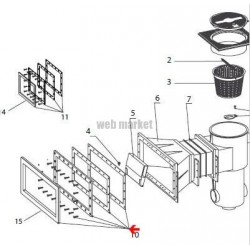 Cache, bride, joints, vis/Skimmer GM,les 2,gris