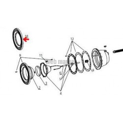 Collerette, vis/Projecteur PL84V, les 2, sable